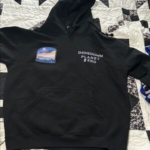 Shinedown Planet Zero Hoodie, sz M, black
